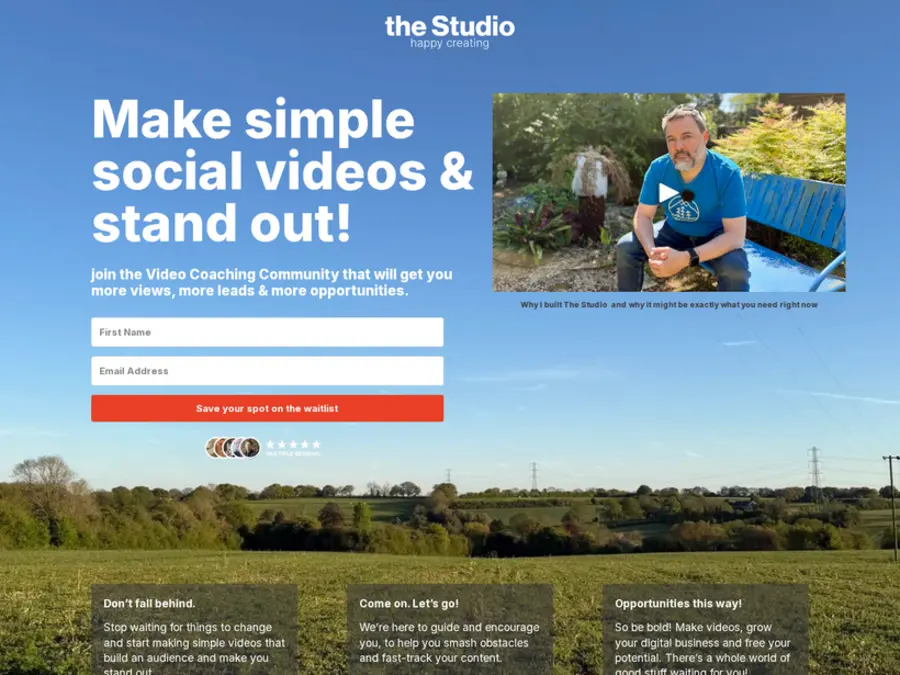 The current brandvideo.pro homepage hero